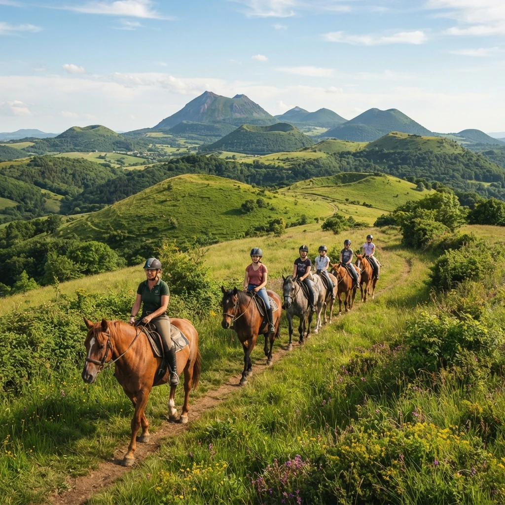Balade à cheval dans les Volcans d'Auvergne, 23