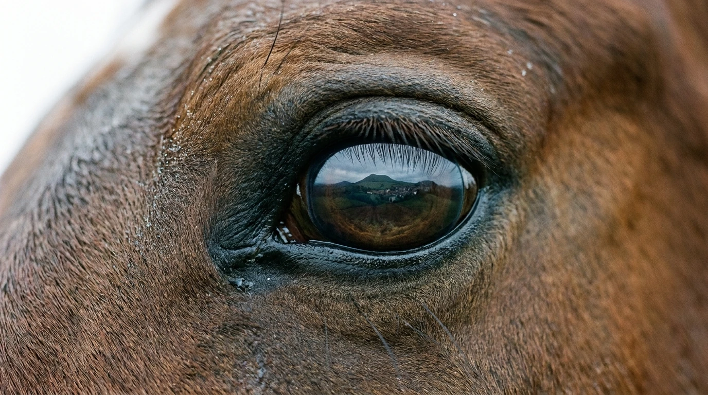 Un regard de cheval au Pension de la Petite Creuse, Soumans