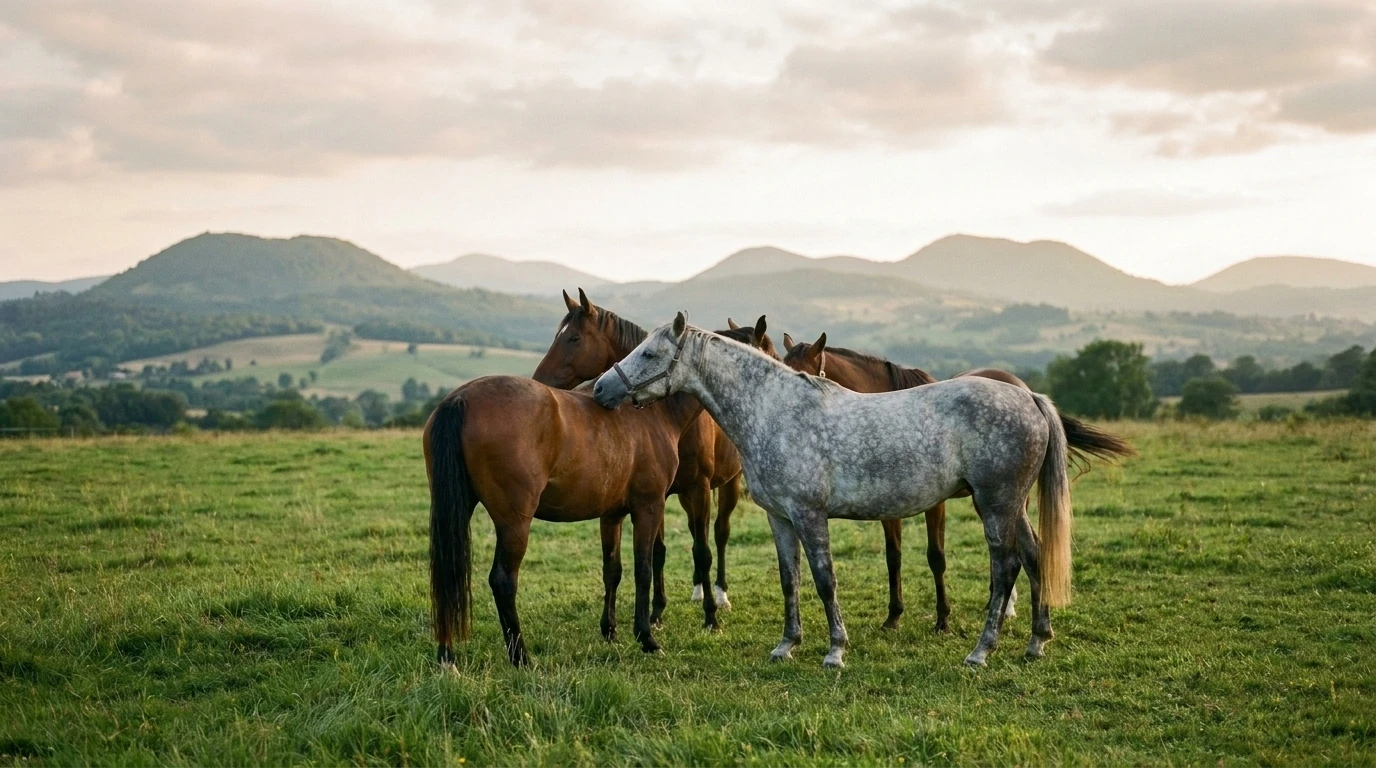 Les chevaux du Pension de la Petite Creuse en liberté, 23